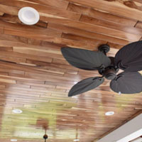 Wood Panel Ceiling