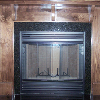 03 Wooden Fireplace