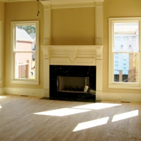 12 Coffered Ceiling Fireplace