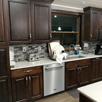 16 Kitchen Dark Oak Cabinets