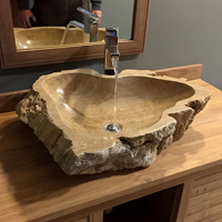 04 Unique Wooden Sink