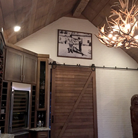 09 Wine Room Vaulted Ceiling